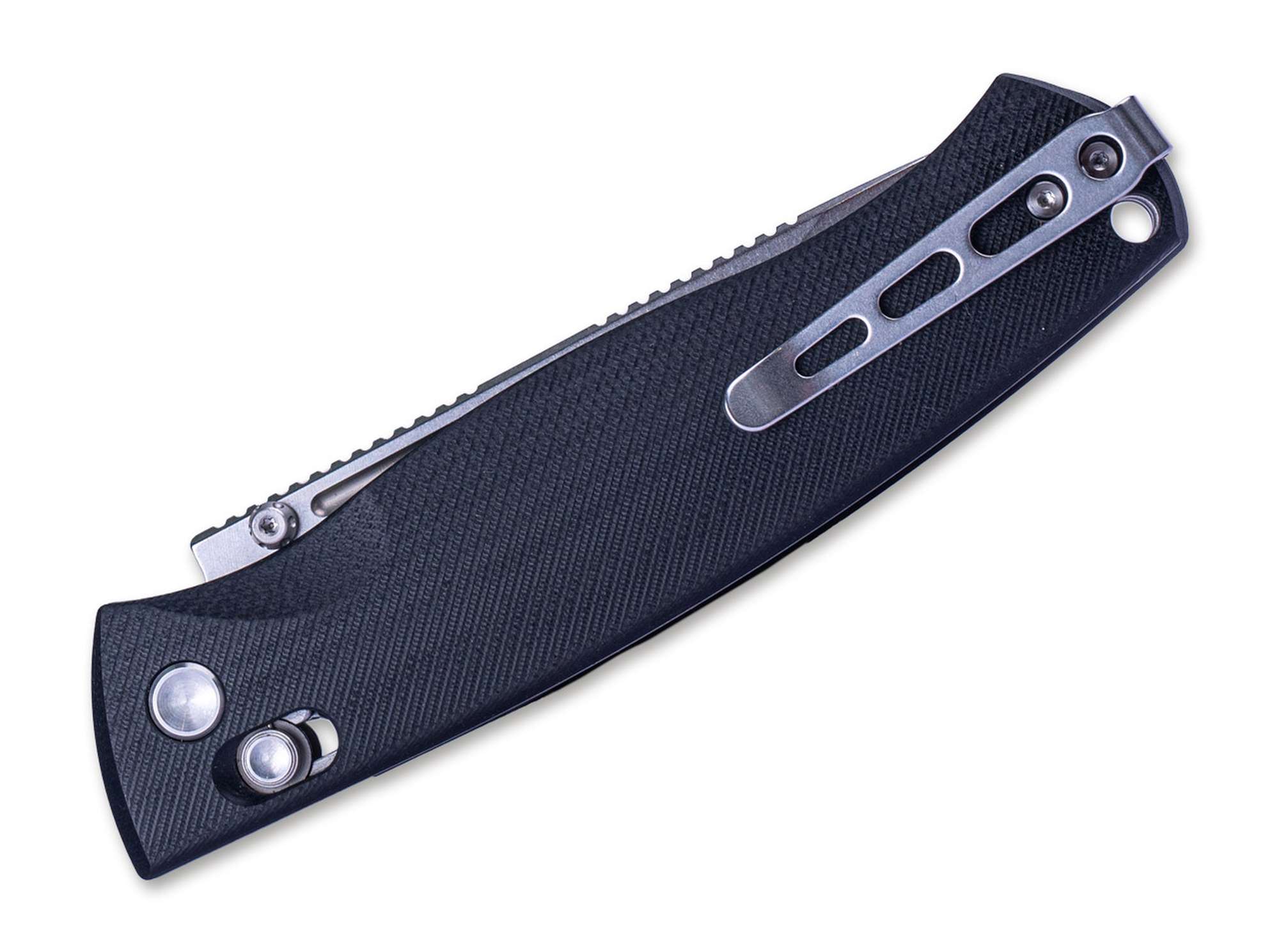 Briceag Pathfinder FFG G10 Black Real Steel- Maner G10 Ergonomic, Blocare Crossbar Lock