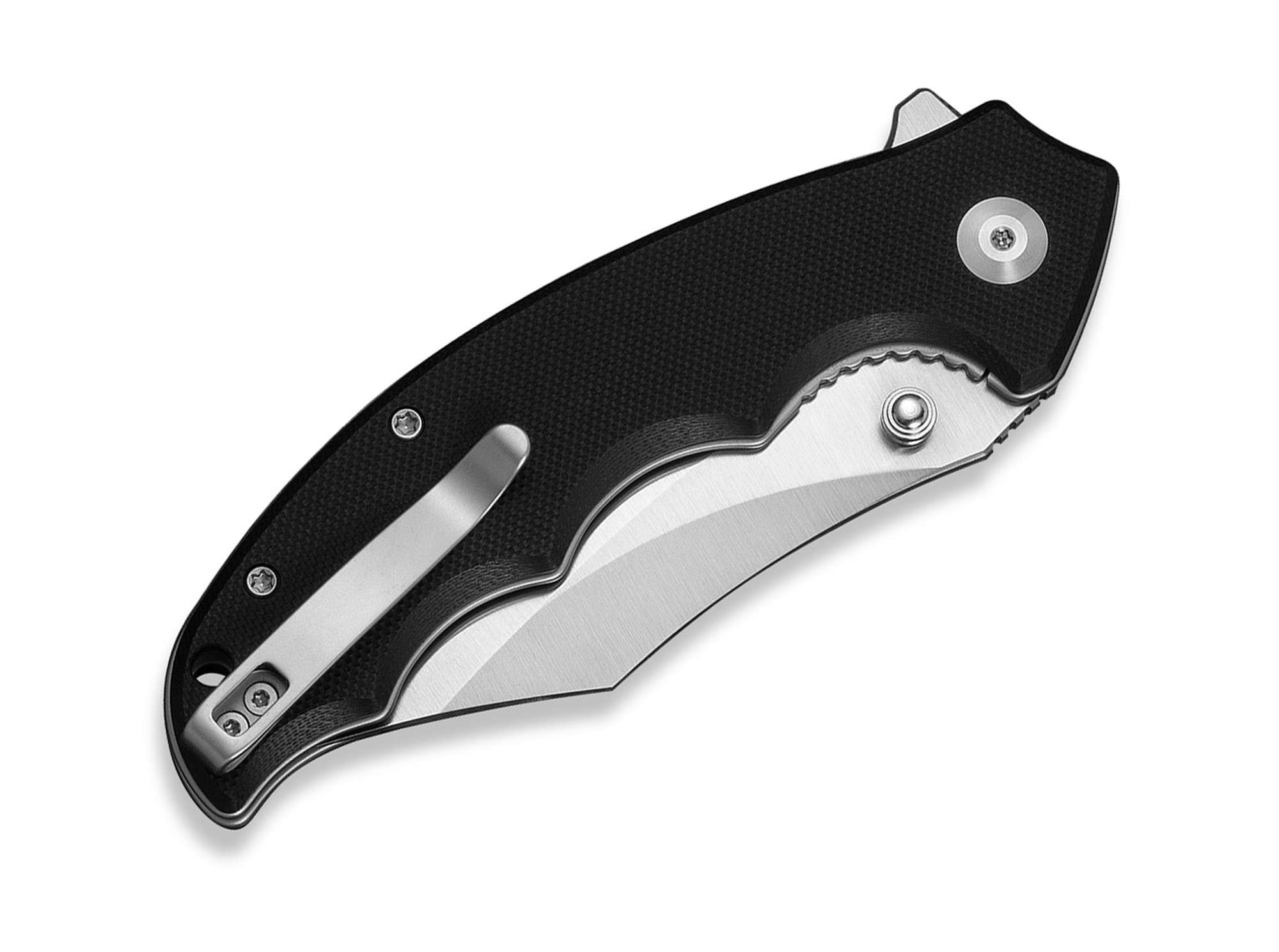 Briceag Pentad Nitro-V Black G10 Black Stonewash CIVIVI- EDC, Lama Nitro-V