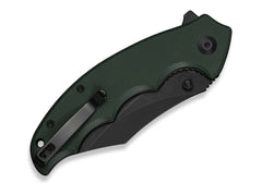 Briceag Pentad Nitro-V Green G10 Black Stonewash CIVIVI- EDC, G10