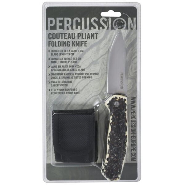 Briceag Percussion Treesco - Lamă 90mm, Teacă Inclusă - 3