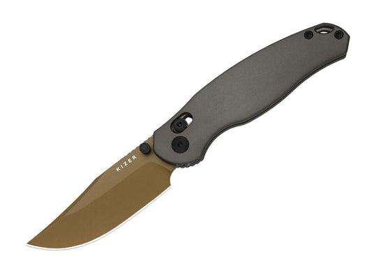 Briceag Phoca CC AEB-L Grey Aluminum Sunset PVD Kizer- PVD, Aluminiu
