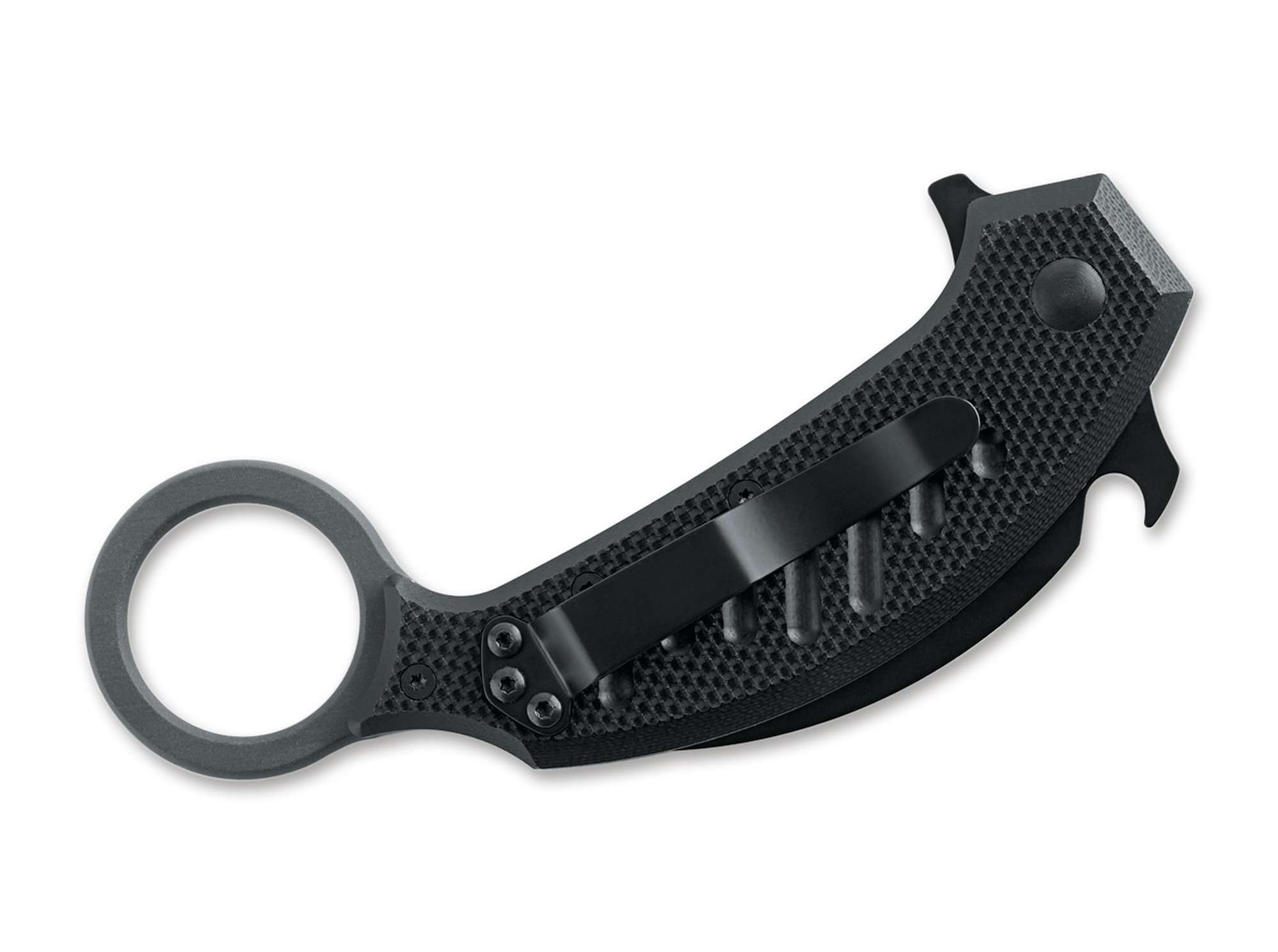 Briceag Pikal G10 All Black Fox Knives- Otel N690, Mecanism Linerlock