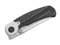Briceag Pioneer Nitro-V Aluminum & Black Micarta Smooth Kizer- Flipper, Liner Lock