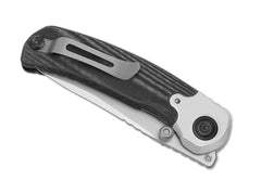 Briceag Pioneer Nitro-V Aluminum & Black Micarta Smooth Kizer- Flipper, Liner Lock
