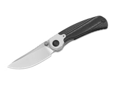 Briceag Pioneer Nitro-V Aluminum & Black Micarta Smooth Kizer- Flipper, Liner Lock