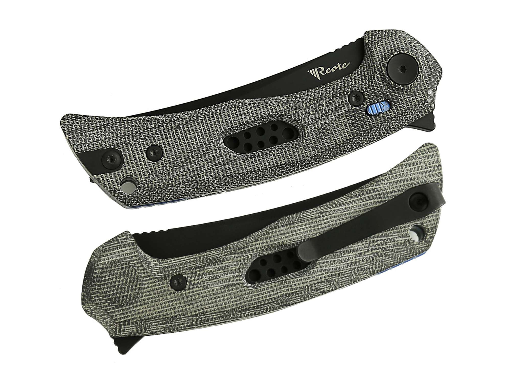 Briceag PL-7 Nitro-V Black Micarta PVD Reate- Utilizare EDC, Lama Nitro-V PVD