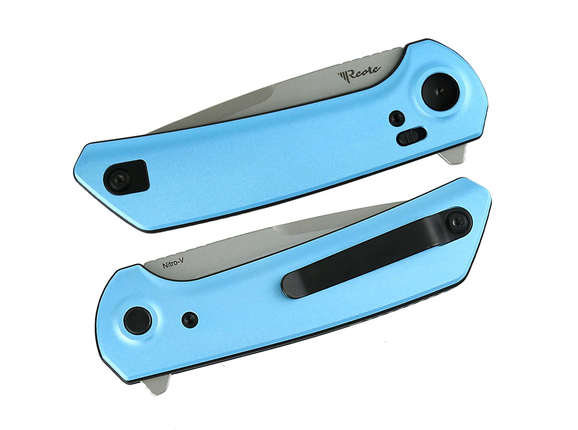 Briceag PL-XF Aluminum Blue Stonewashed Reate- Pivot Lock, Utilizare EDC