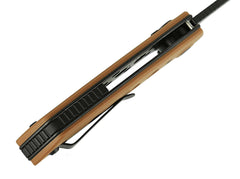 Briceag PL-XF G10 Tan PVD Reate Knives Co., Ltd.- Maner G10 Maro, Lama Nitro-V PVD