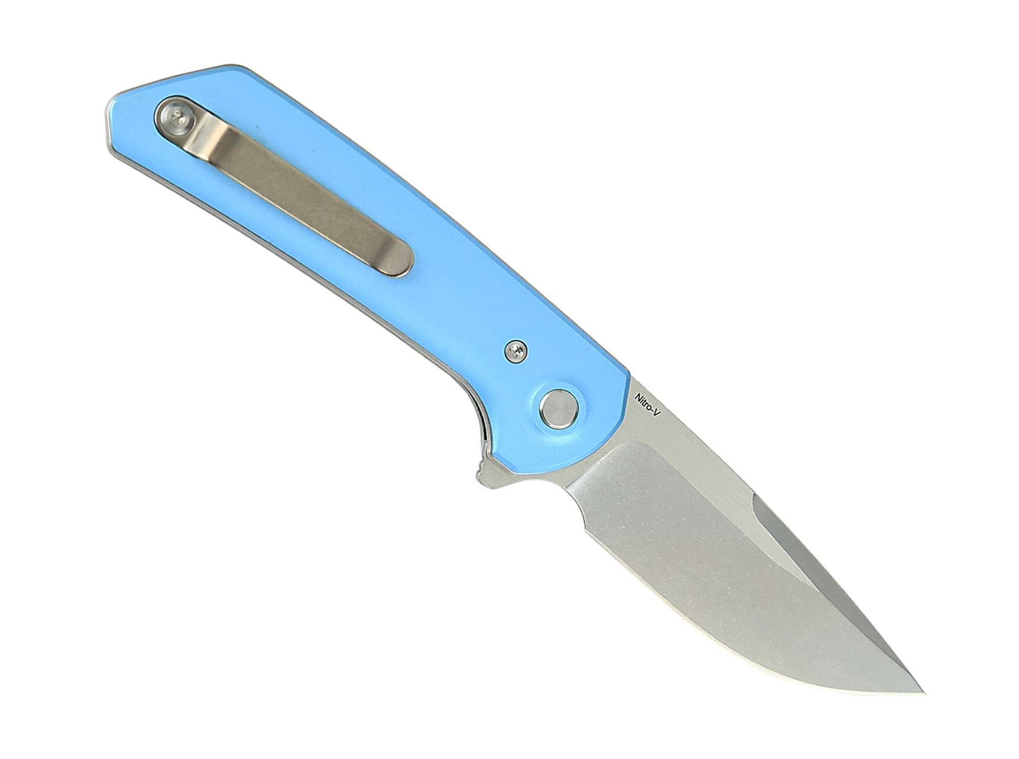 Briceag PL-XF Reate- Maner Aluminiu Albastru, Lama Nitro-V