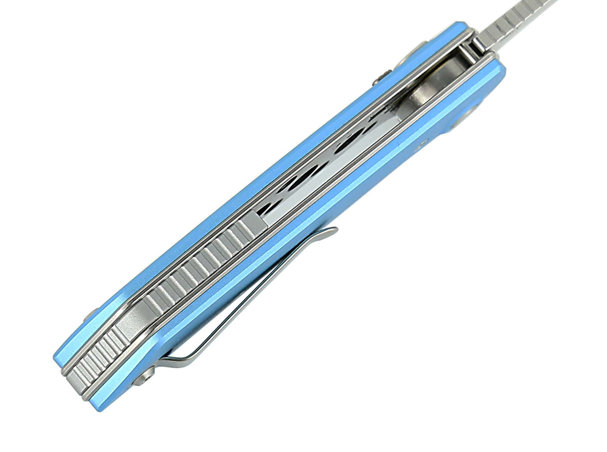 Briceag PL-XF Reate- Maner Aluminiu Albastru, Lama Nitro-V