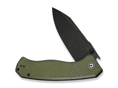Briceag Placoid G10 Green Black Stonewash CIVIVI- Robust, EDC