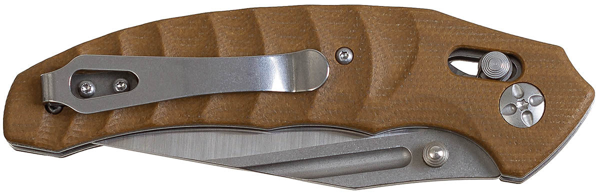 Briceag Pliabil cu Mâner Micarta FoxOutdoor - Oțel 8Cr14Mov, Lamă 9.3cm