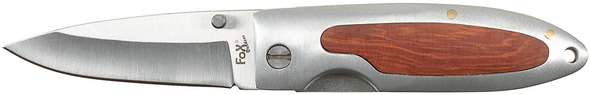 Briceag Pliabil Cu O Mână Argintiu FoxOutdoor - Lama 7 cm, Linerlock