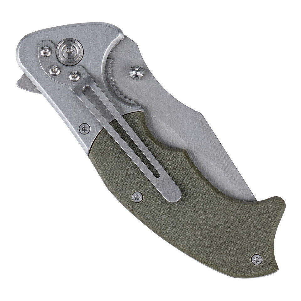 Briceag Pliabil H252A Verde/Argintiu 101INC - Pregătit pentru Orice Provocare