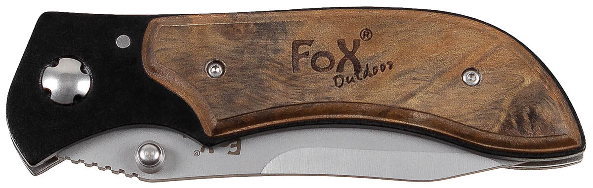 Briceag Pliabil Klappmesser Edelholz FoxOutdoor - Oțel 3Cr13, 20.5 cm