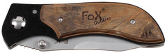 Briceag Pliabil Klappmesser Edelholz FoxOutdoor - Oțel 3Cr13, 20.5 cm