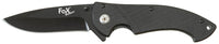 Briceag Pliabil Negru FoxOutdoor - Deschidere Flipper, Linerlock
