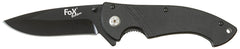 Briceag Pliabil Negru FoxOutdoor - Deschidere Flipper, Linerlock