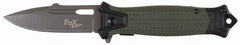 Briceag Pliabil "Snake" OD Green FoxOutdoor - Linerlock, Mâner Metalic