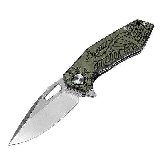 Briceag Pliabil Type 12 Scandinavian M-Tac - Negru/Olive