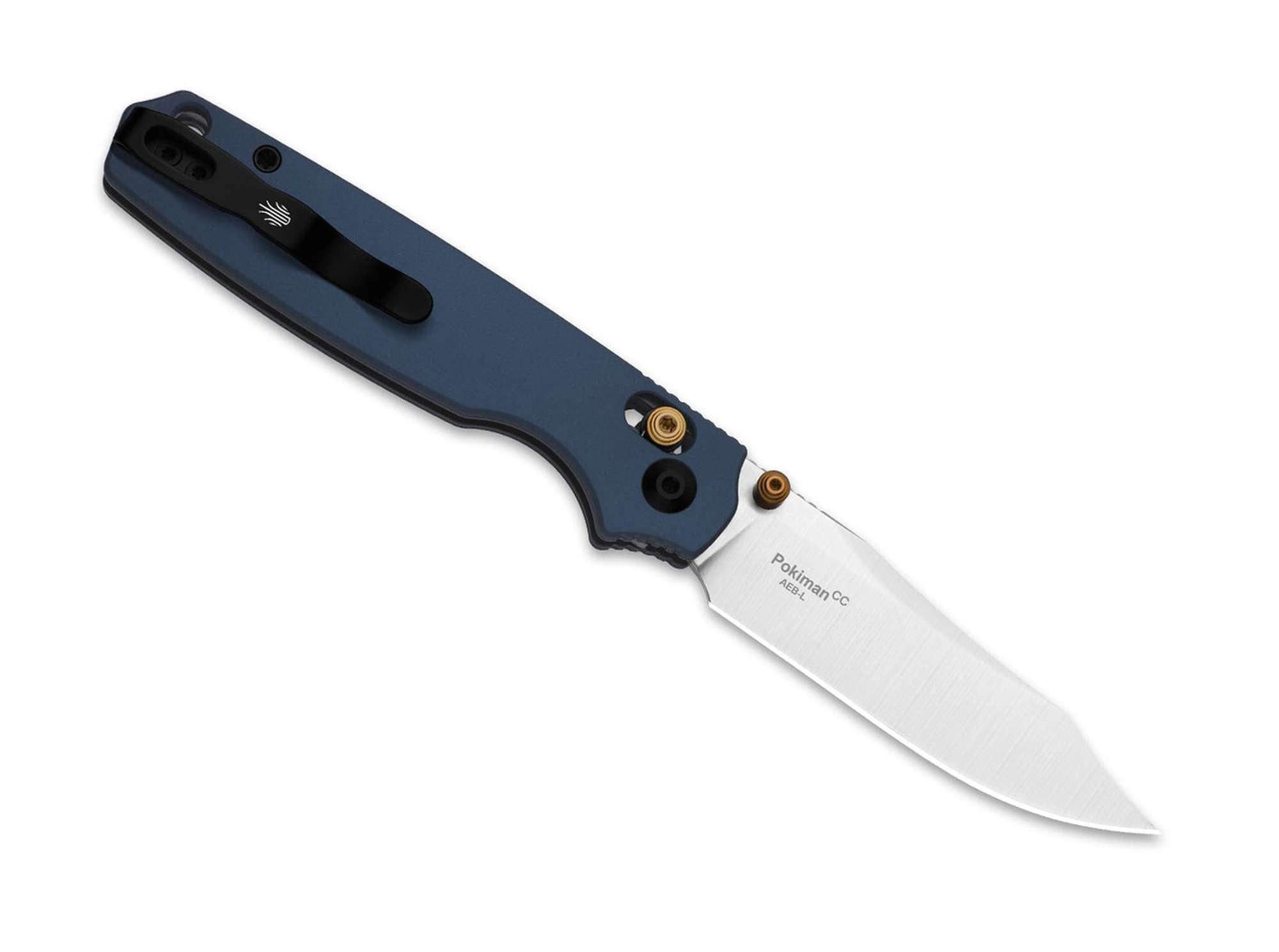 Briceag Pokiman CC AEB-L Blue Aluminum Kizer- Lama AEB-L, Maner Aluminiu Albastru