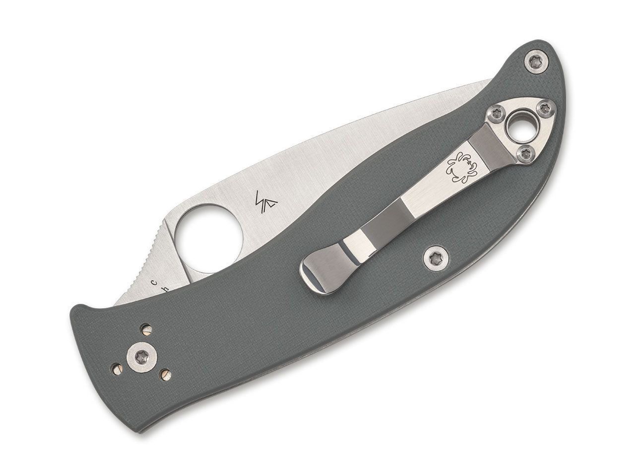 Briceag Polestar Peel-Ply Spyderco- Ambidextru, Maner G10