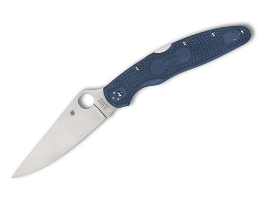 Briceag Police 4 Lightweight CPM SPY27 PlainEdge Spyderco- Greutate Redusă, Lamă CPM SPY27
