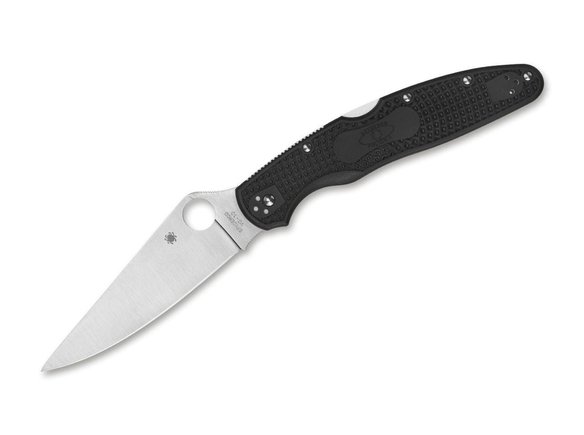 Briceag Police 4 Lightweight Spyderco- Lamă VG-10, Compatibil Stângaci
