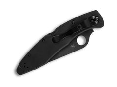 Briceag Police All Black Stainless PlainEdge Spyderco- Lama VG-10, Design Tactic