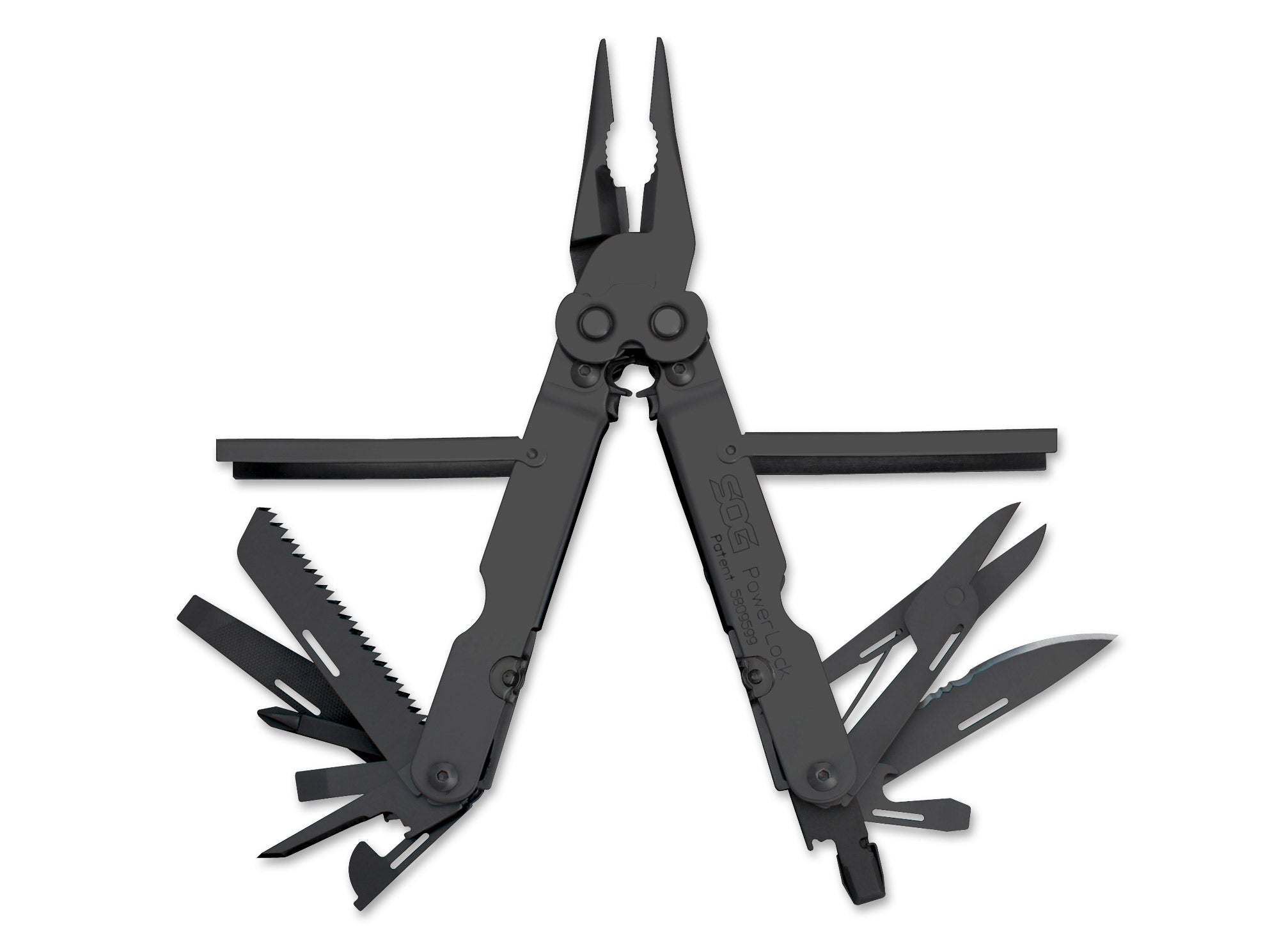 Briceag PowerLock EOD Black SOG- Robust si Versatil, Maner Ergonomic