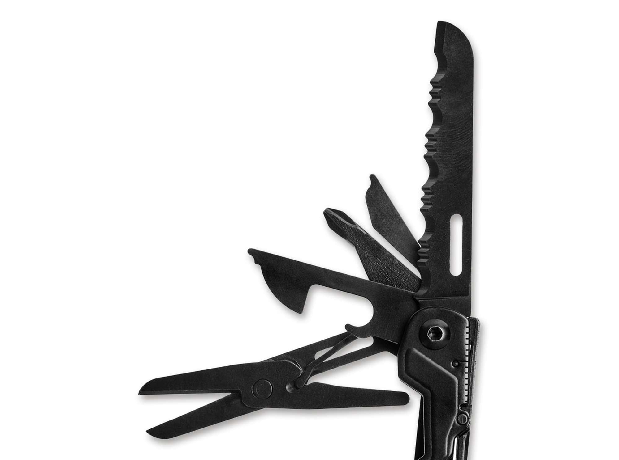 Briceag PowerPint Black SOG- 18 Functii, Design Negru Tactic