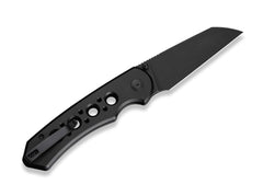 Briceag Pragma Prime Aluminum All Black CIVIVI- Lama Wharncliffe, Button Lock