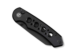 Briceag Pragma Prime Aluminum All Black CIVIVI- Lama Wharncliffe, Button Lock