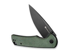 Briceag Praktisk Micarta Green Black Blade SENCUT- Utilizare EDC, Maner Micarta Verde