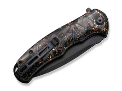 Briceag Praxis Shredded Carbon Copper CIVIVI- Lama Neagra, Maner Carbon