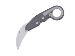 Briceag Provoke Aluminum Gray CRKT- Mecanism Kinematic, Lama Hawkbill D2
