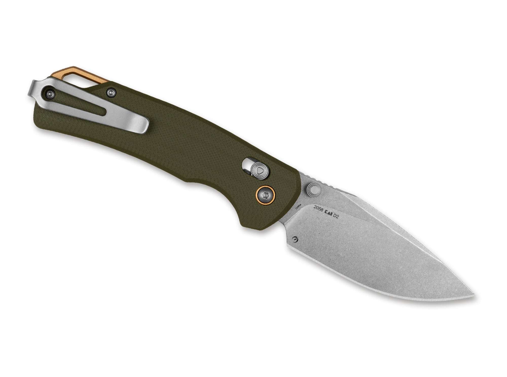 Briceag Proximal Kershaw- Lama D2 Stonewashed, Maner G10 Confortabil