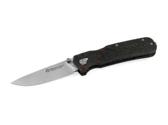 Briceag Pulse Droppoint Fatcarbon Dark Matter Black & Orange Maserin- Lama MagnaCut, Utilizare EDC