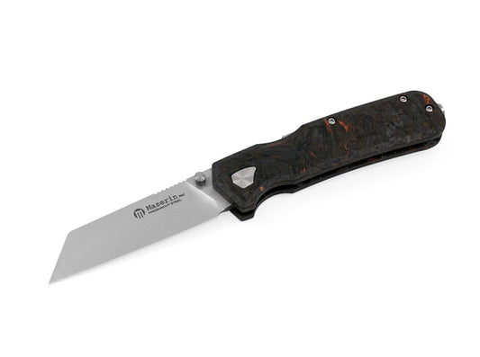 Briceag Pulse Tanto Fatcarbon Dark Matter Black & Orange Maserin- Lama Tanto, EDC