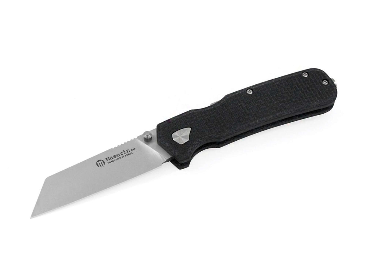 Briceag Pulse Tanto Micarta Black Maserin- Lama Tanto MagnaCut, Maner Micarta