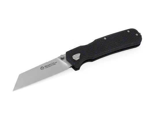 Briceag Pulse Tanto Micarta Black Maserin- Lama Tanto MagnaCut, Maner Micarta