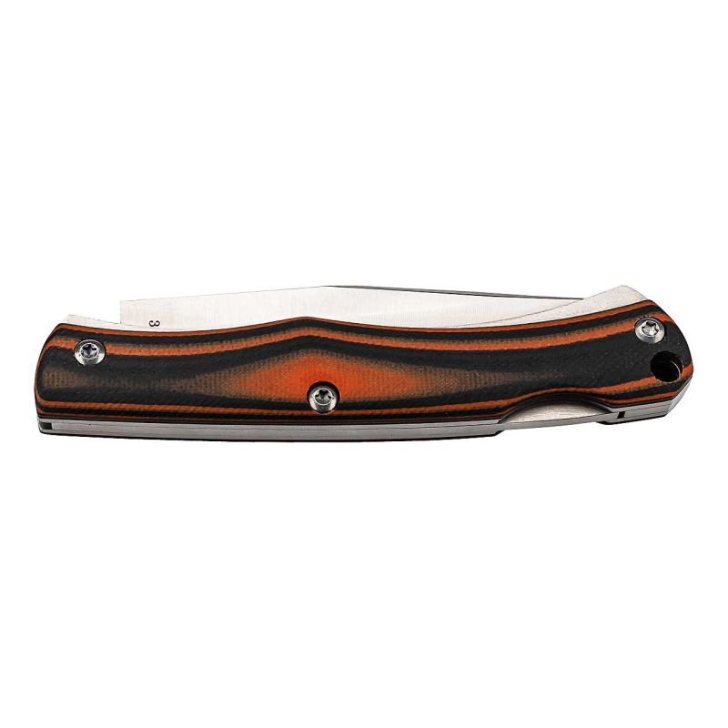 Briceag PUMA TEC Taschenmesser, Orange/Negru - Oțel 420, Sistem Backlock