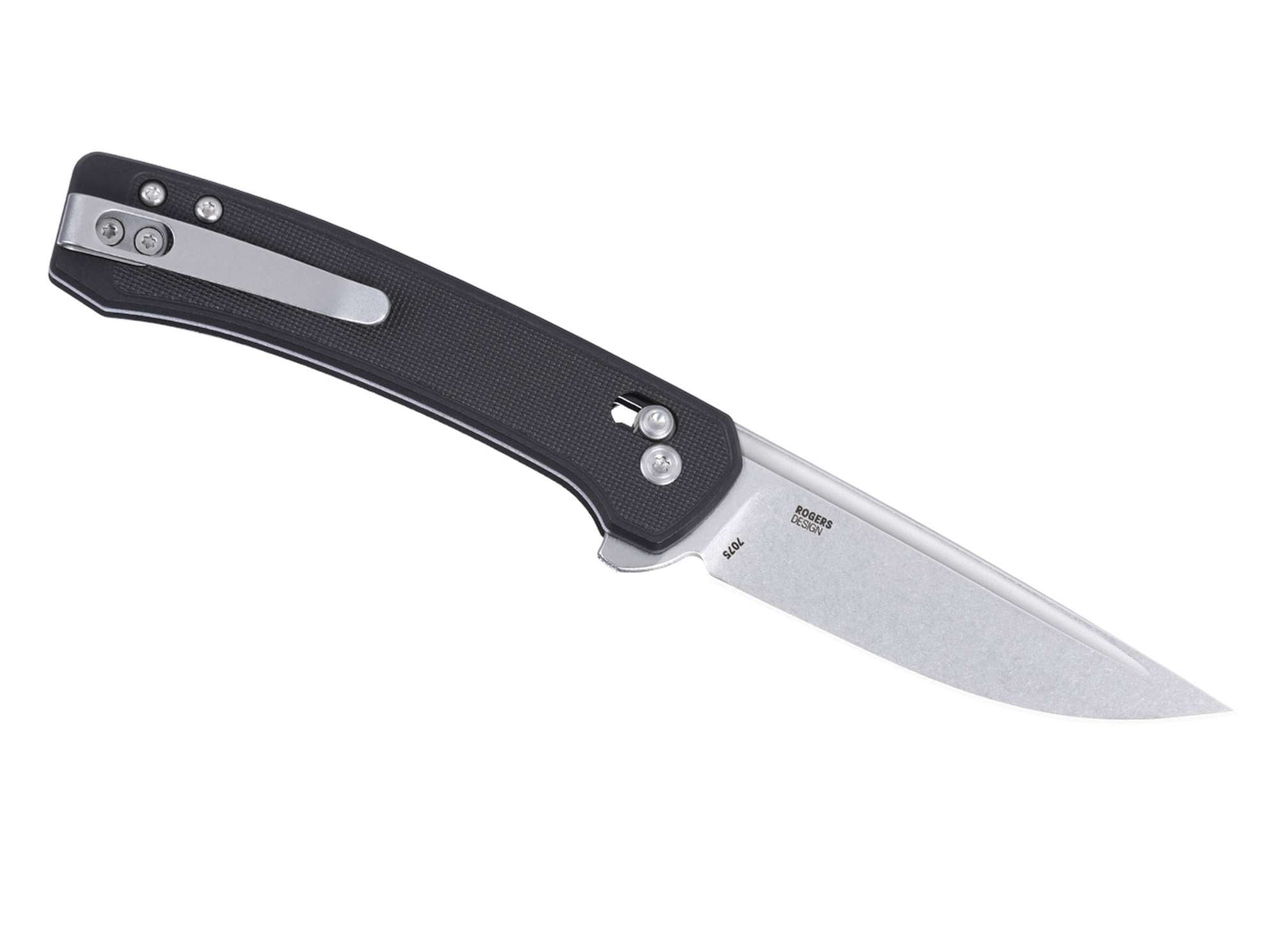 Briceag Q Compact Black GRN CRKT- Blocare Crossbar, Lama Otel