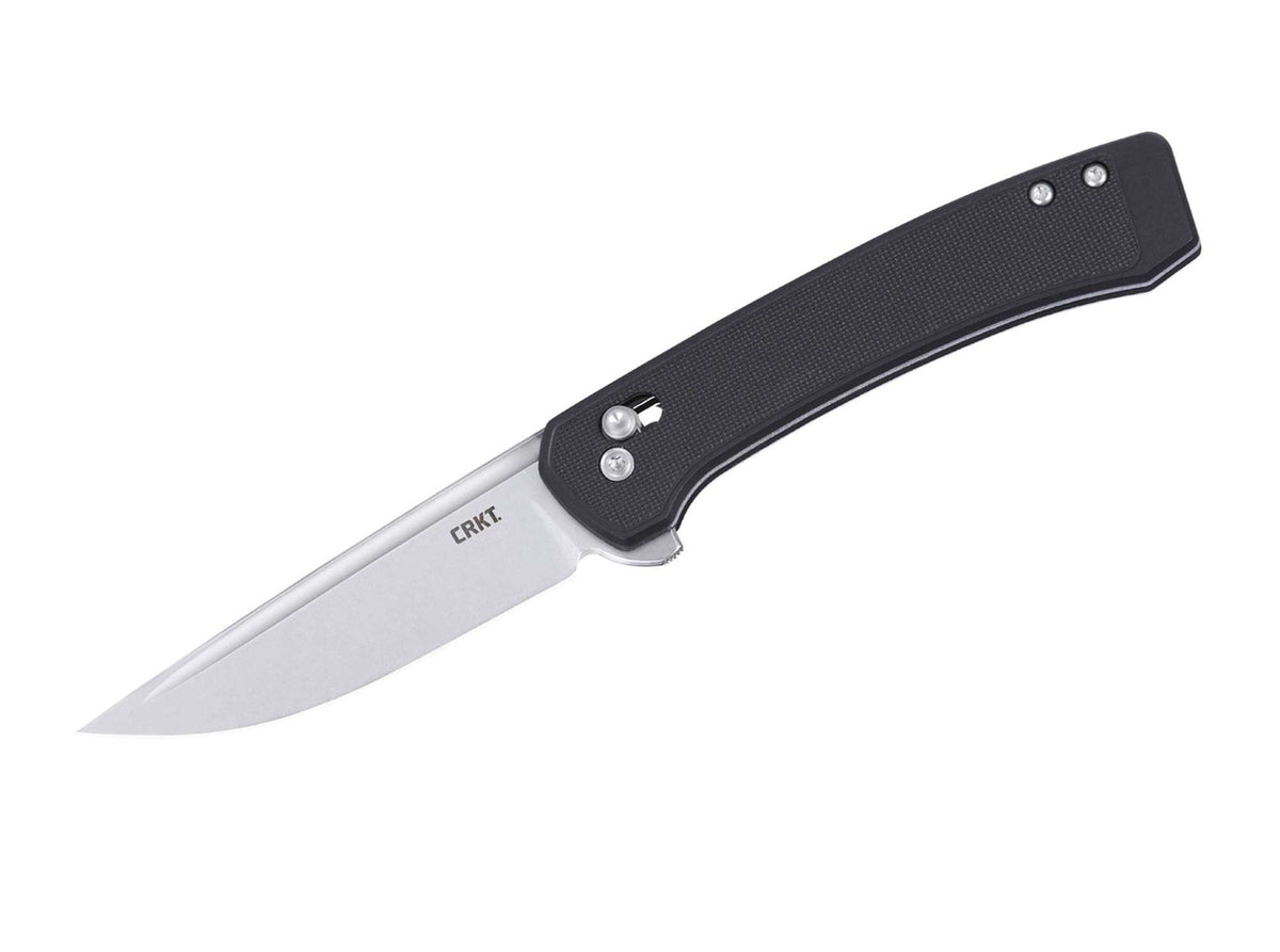 Briceag Q Compact Black GRN CRKT- Blocare Crossbar, Lama Otel