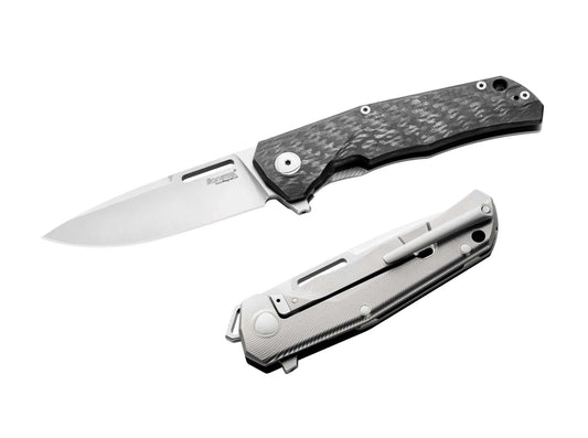 Briceag Q4ttro Ti CF LionSteel- Maner Titan-Carbon, 4 Mecanisme deschidere