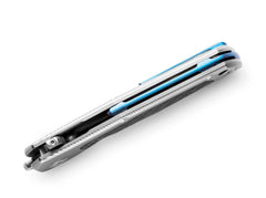 Briceag Q4ttro Ti Grey CF LionSteel- 4 mecanisme deschidere, Otel MagnaCut