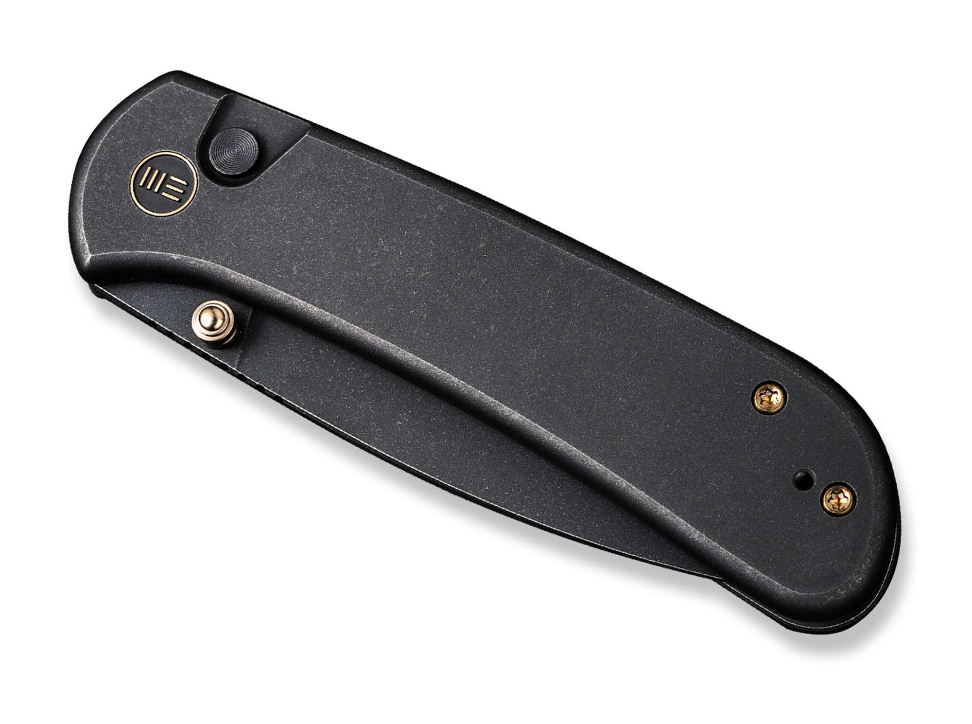 Briceag Qubit Titanium All Black WE Knife- Lama CPM-20CV, Maner Titan