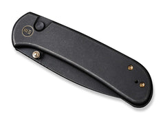 Briceag Qubit Titanium All Black WE Knife- Lama CPM-20CV, Maner Titan