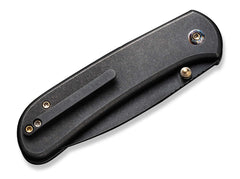 Briceag Qubit Titanium All Black WE Knife- Lama CPM-20CV, Maner Titan