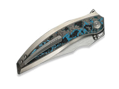 Briceag Quinseris M390 Ti Arctic Storm CF WE Knife- M390, Ti Arctic Storm CF